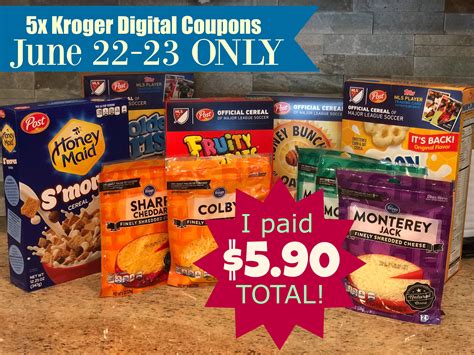 2 Days of Digital Deals at Kroger | Use Coupons up to 5x in One ...