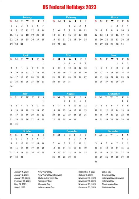 Federal Holidays 2023 USA Archives - The Holidays Calendar