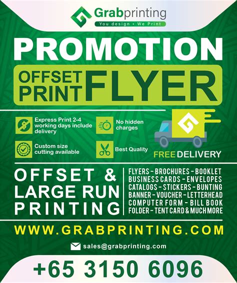 Cheap Flyers Printing, Brochures, Postcards Singapore | Free Delivery