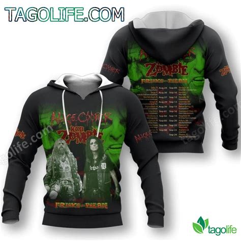 Alice Cooper Rob Zombie Freaks Parade Hoodie - Tagolife