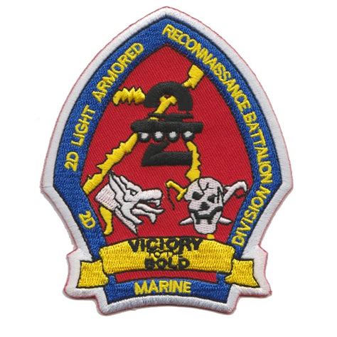 2nd Light Armored Recon Bn (2nd LAR) Patch - Devil Dog Depot