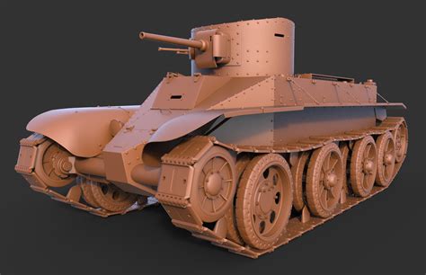 Soviet tank model - TurboSquid 1713800