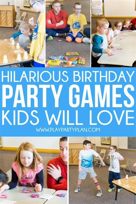 Hilarious Birthday Party Games for Kids & Adults - Play Party Plan