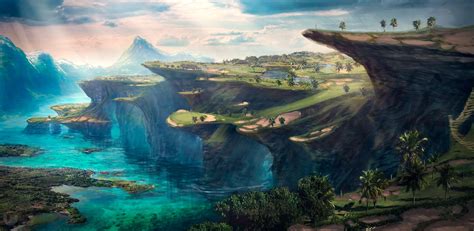 ArtStation - Sudden Death Hills Golf Course - Concept Art, Rafael Falconi