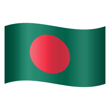 Transparent Bangladesh Flag Emoji The flag of bangladesh emoji shows a red round circle ...