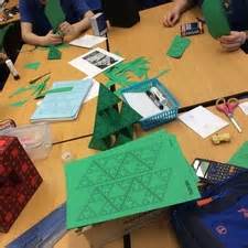 Folding Christmas Fractals - ARTFUL MATHS