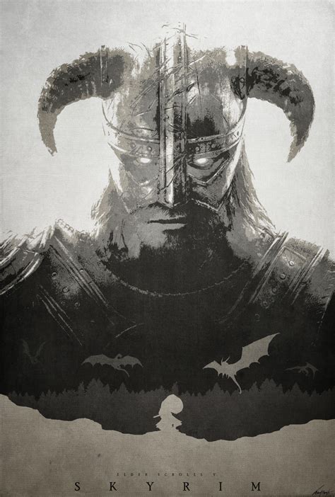 Geek Art Gallery: Posters: Skyrim: Dragonborn