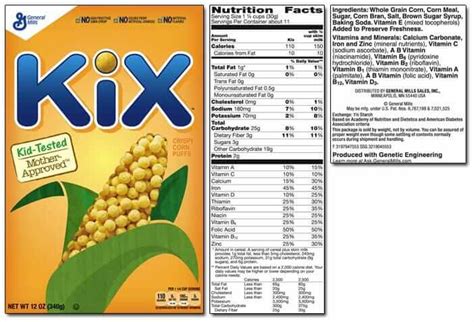 Kix Cereal Ingredients, Nutrition, and Slogan History - Cereal Guru