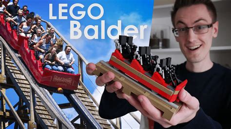 Building a Roller Coaster out of LEGO! - YouTube