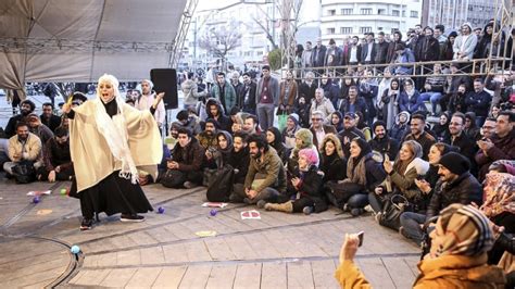 Photo: Street Theatre at 37th Fajr International Theatre Festival