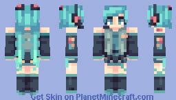 Hatsune Miku Minecraft Skin