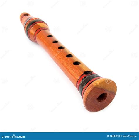 Flute pipe stock photo. Image of traditional, black, isolated - 12404746