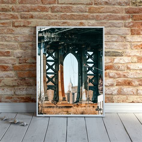 DUMBO Brooklyn NYC Wall Art Print Instant Download Manhattan | Etsy