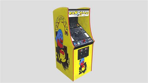 Retro Pacman Arcade Machine 8K and 4K Textures - Buy Royalty Free 3D model by Desertsage ...