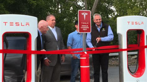 12 Tesla Supercharging stations available at Destiny USA