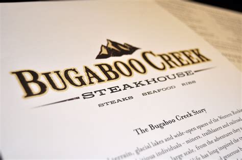 Bugaboo Creek Steakhouse: New Menu Now Available!