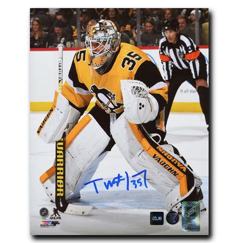 Tristan Jarry Pittsburgh Penguins Autographed Action 8x10 Photo | CoJo ...