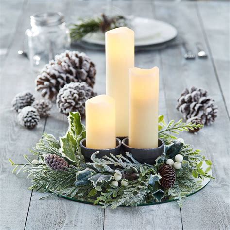 Mini Wreath Candle Centerpiece