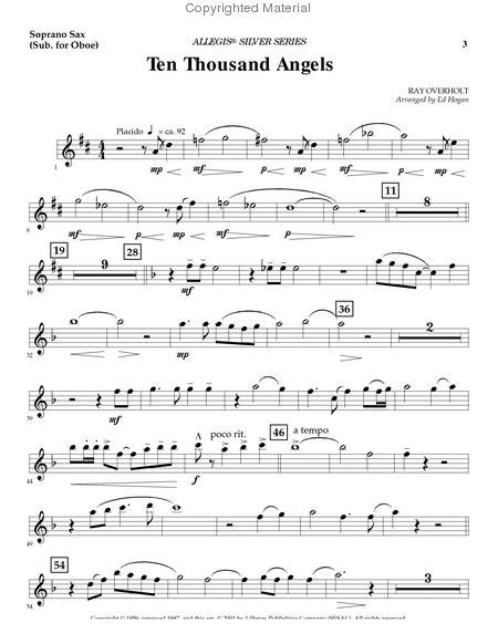 Ten Thousand Angels Sheet Music By Ed Hogan (SKU: LP.OR-3216) - Sheet Music Plus