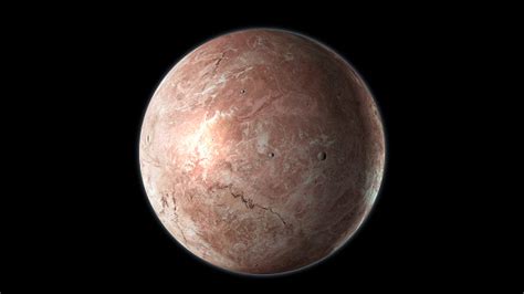 Makemake Dwarf Planet Isolated On Black Background 3d Render Stock Photo - Download Image Now ...