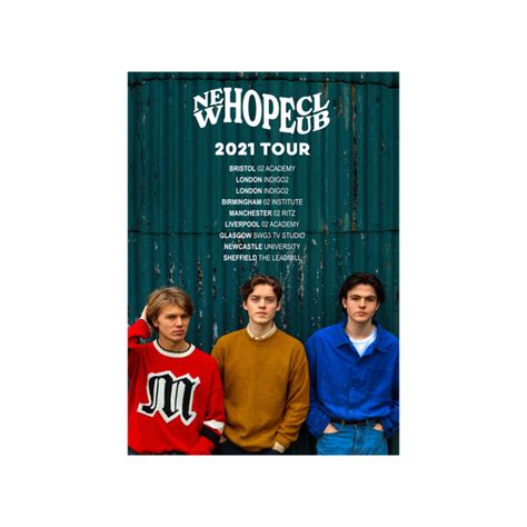 NEW HOPE CLUB 2021 TOUR POSTER | NHC Archive | New Hope Club