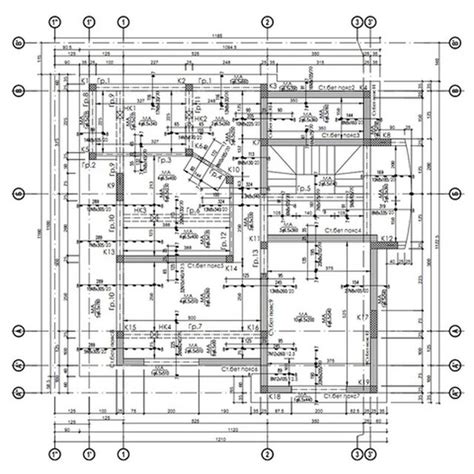 Two floor family house engineering drawings - download free 3D model by ...