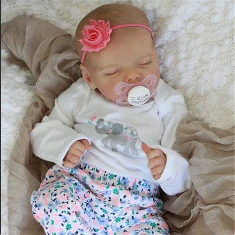 Rsgdolls®Realistic Sweet 12'' Real Lifelike Journey Reborn Asleep Baby Doll Girl That Look Real ...