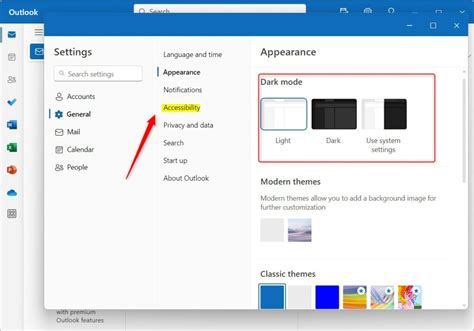 How to Switch Between Light and Dark Themes in Outlook on Windows 11 - Geek Rewind