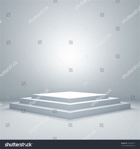 Empty Illuminated Podium Stock Illustration 162526217 | Shutterstock