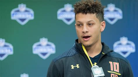 NFL Network trolls Patrick Mahomes during 40-yard dash at combine – NBC ...