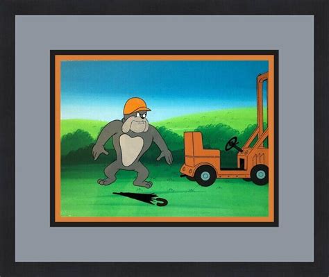 Filmation Tom & Jerry Spike Hand Painted Production Cel CUSTOM FRAMED ...