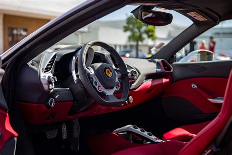 Ferrari 488 GTB 70th Interior | Goldstein Digital - Photographer in Studio City