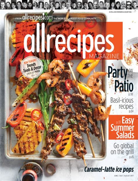 One-year subscription to Allrecipes for $4.99 through tomorrow (7/8) - Frugal Living NW