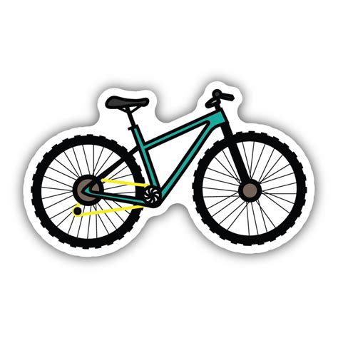 Stickers Northwest Mountain Bike Large Printed Sticker | Bike stickers ...