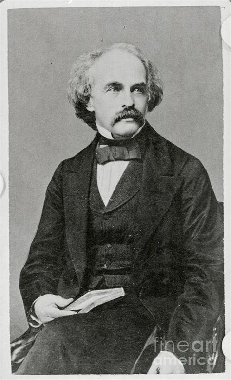 Portrait Of Author Nathaniel Hawthorne Photograph by Bettmann - Fine ...