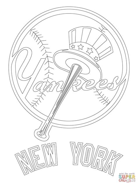 Yankees Coloring Pages