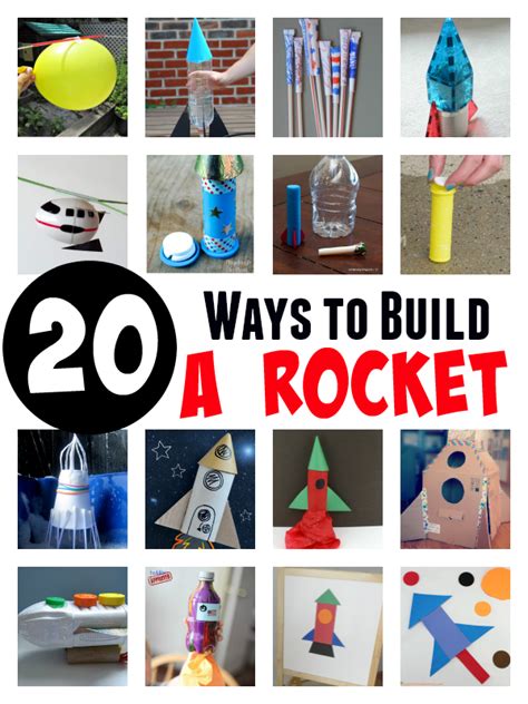 20 Ways to Build a Rocket: Experiments and Crafts | Inspiration ...