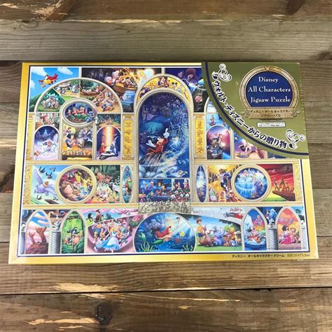 WALT DISNEY ALL CHARACTERS JIGSAW PUZZLE New & Sealed Japan Import OBI | #1929358640