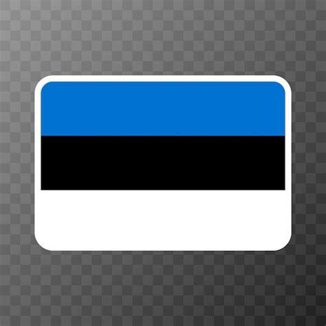 Premium Vector | Estonia flag official colors and proportion Vector ...