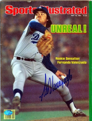 Fernando Valenzuela autographed Sports Illustrated Magazine (Los ...