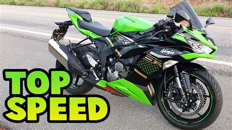 TOP SPEED KAWASAKI ZX-6R 2020 - YouTube