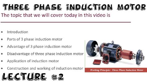 Explain Construction And Working Principle Of Three Phase Induction ...