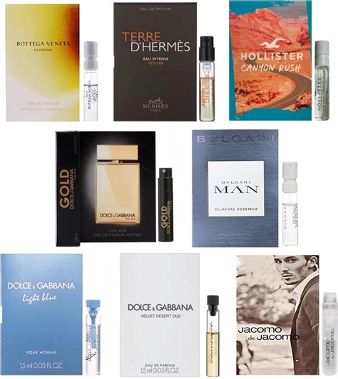 Men's Designer Fragrance Samples (8ct) : Amazon.ca: Industrial & Scientific