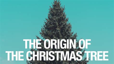 THE ORIGIN OF THE CHRISTMAS TREE - YouTube