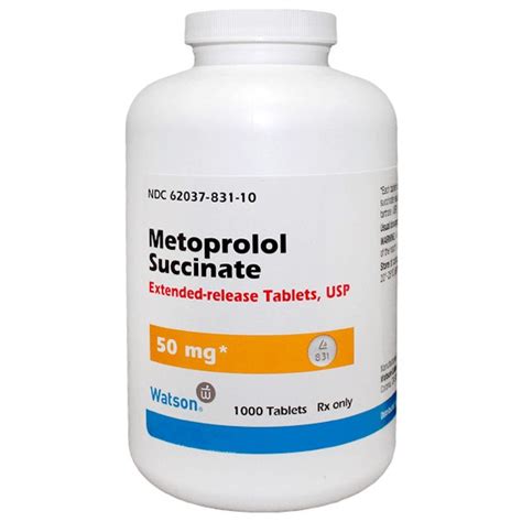 METOPROLOL SUCC ER 50MG - RX Products