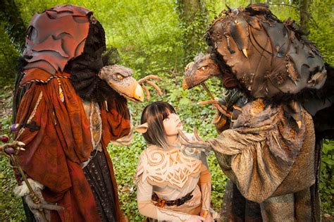 Skeksis and Jen the gelfling. Costumes made by Fairy-Tailor. Photo ...