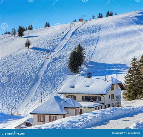 View on Mount Rigi in Switzerland in Winter Editorial Photography ...