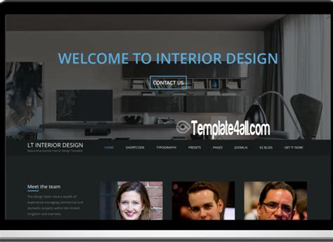 LT Free Responsive Interior Design WordPress Theme