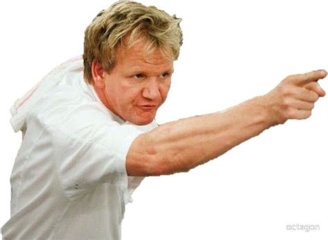 Gordon Ramsay Angry Pointing Celebrity Chef Food Network | Celebrity ...