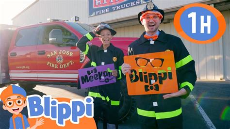 Fire Trucks and Emergency Vehicles With Blippi and Meekah ...